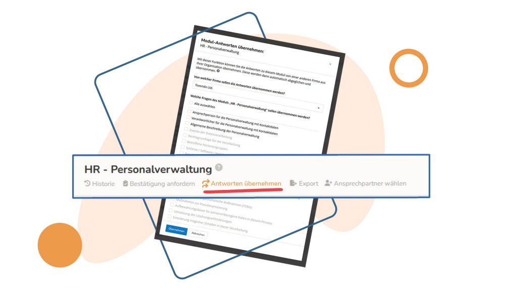 Teaserbild für die Funktion "Antworten übernehmen"
