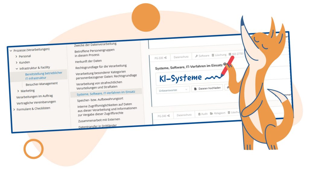 ChatGPT, DeepL und Co. in foxondo: So dokumentieren Sie KI-Software im bestehenden IT-Prozess.