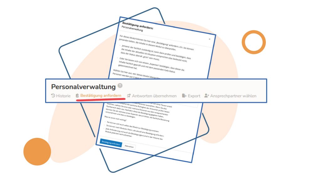 Teaserbild für die Funktion "Modul-Bestätigung"