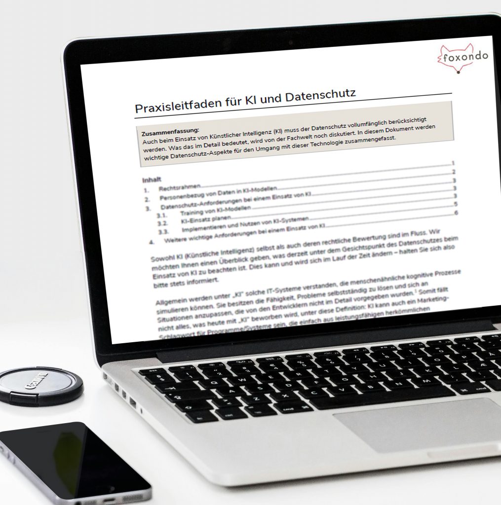 Praxisleitfaden KI und Datenschutz