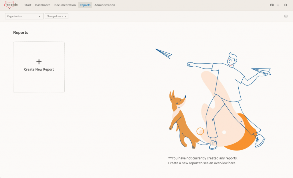 Screenshot Report Area - Overview