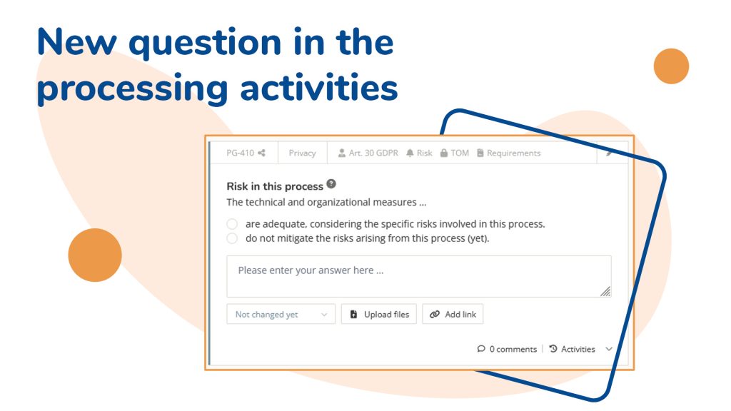 New question in the module “Processes”