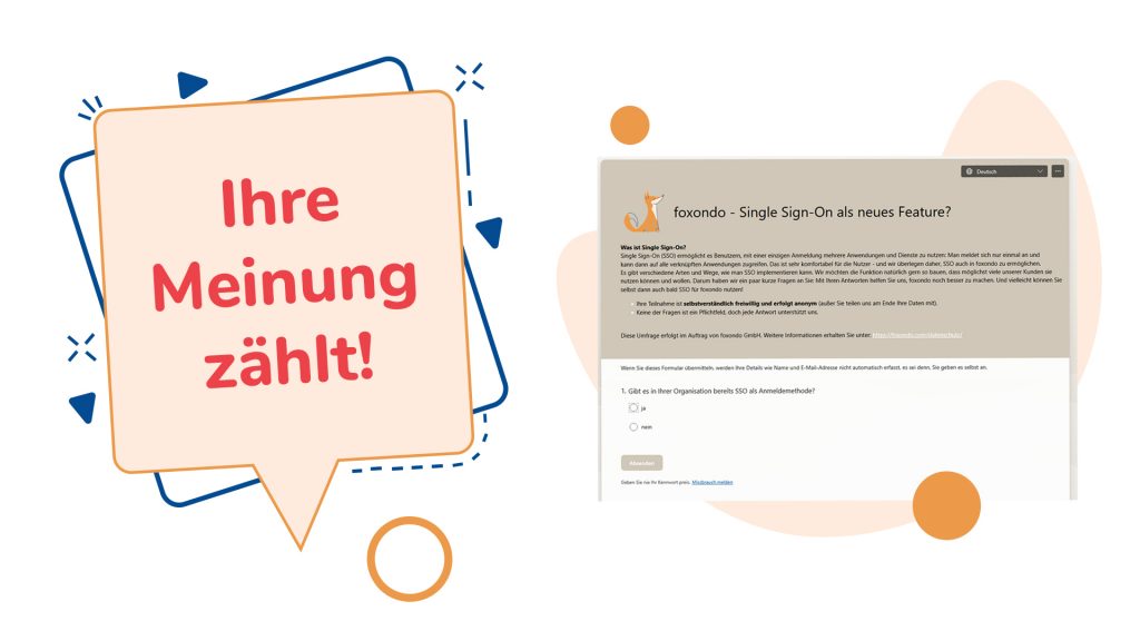 Teaserbild für Umfrage zu Single Sing-On