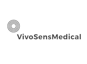 Logo von VivoSensMedical in schwarz-weiß